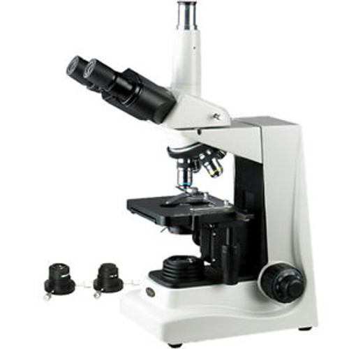 AmScope T600A-DK Darkfield Brightfield Trinocular Compound Microscope 40X-1600X