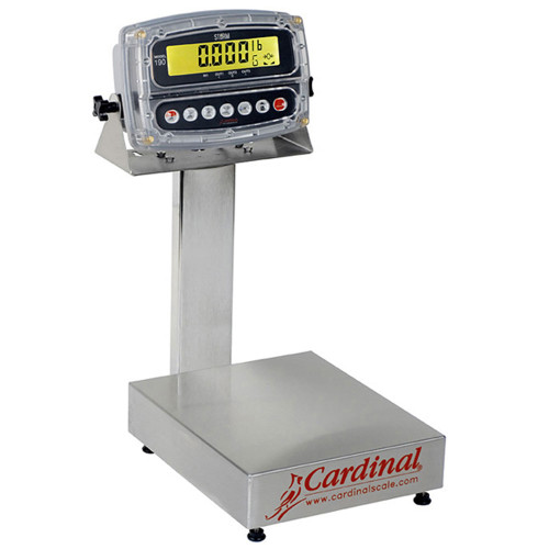 Detecto EB-30-190 30 lb/15 kg Bench Scale w/ 190 indicator