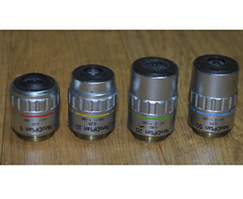 Olympus NeoDPlan 5X, 10X, 20X, 50X Metallurgical Microscope Objectives