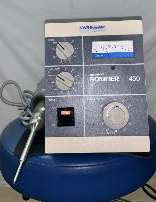 Branson Sonifier 450 Cell Disruptor With Horn