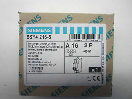 New Siemens 5SY4-216-5 Circuit Breaker 5SY42165