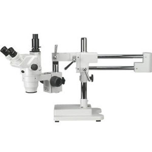 6.7X-45X Ultimate Trinocular Stereo Zoom Microscope on 3D Boom Stand
