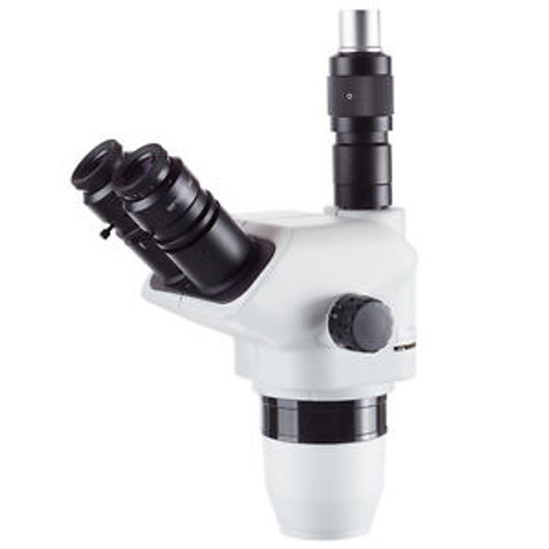 6.7X-180X Trinocular Stereo Zoom Microscope Head w Focusable Eyepieces