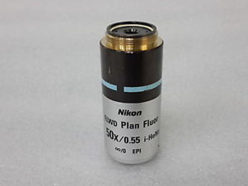 Nikon ELWD Plan Fluor  50X /0.55 i-HeNe WD 7.5 Objective Lens