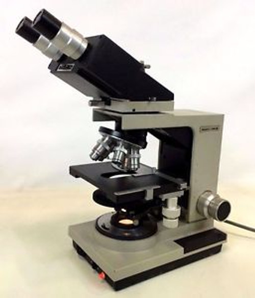 Bausch & Lomb Balplan Binocular Optilume Microscope Phase Contrast w/ Objectives