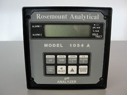 ROSEMOUNT ANALYTICAL 1054APH pH ANALYZER 115/230VAC 50/60 Hz 4.0 WATT