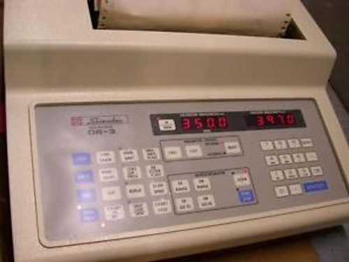 SHIMADZU RF-540 SPECTROFLUOROPHOTOMETER with DR-3 data recorder + cables