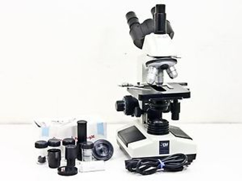 LW Scientific Achromatic Stereoscopic Trinocular Microscope  Revelation III