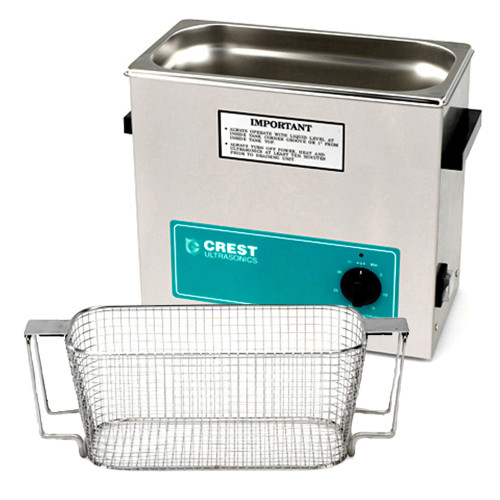 Crest CP500T Ultrasonic Cleaner with Mesh Basket-Analog Timer