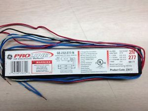 14 GE 232-277-N  23672 (2)LAMP F32T8/277V  INSTANT START ELECTRONIC BALLASTS 277