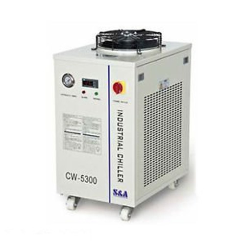 110V CW-5300DH Industrial Water Chiller for a Single 150W CO2 Laser Tube Cooling