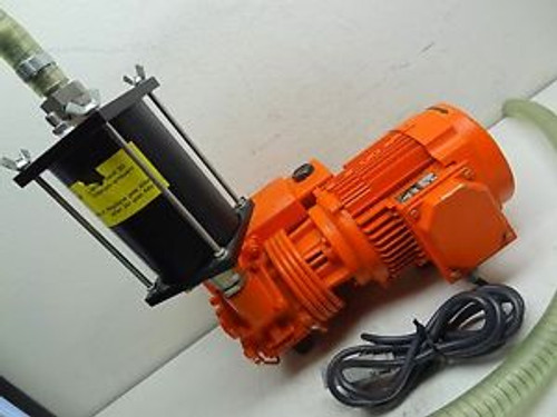 LAMBDA PHYSIK VACUUM PUMP EMG201MSC w LEROY-SOMER MOTOR LS 80L2 208 VAC 3 PH