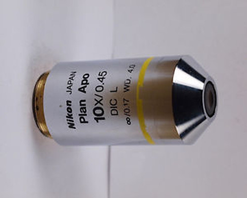 Nikon Plan APO 10x /.45 DIC L ? CFI Eclipse Microscope Objective