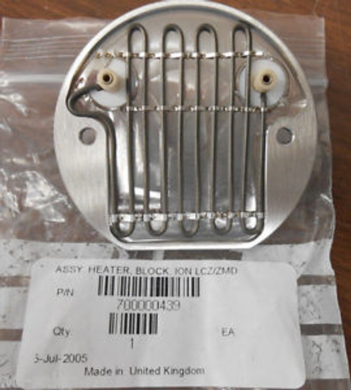 WATERS ION BLOCK HEATER ASSY. 700000439 USED WITH ZMD MASS SPECTROMETER