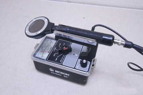 Bicron Surveyor 50 Survey Meter Geiger Counter With Pgm Pancake Probe