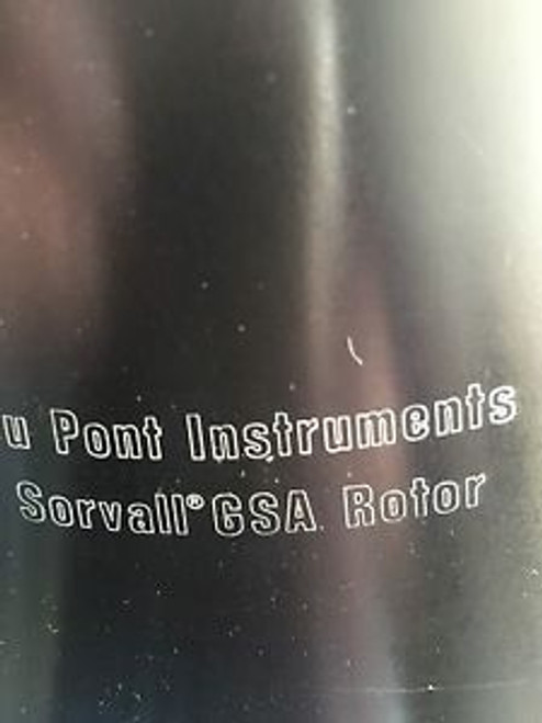 Sorvall Type GSA 6 Place Centrifuge Fixed Angle Rotor