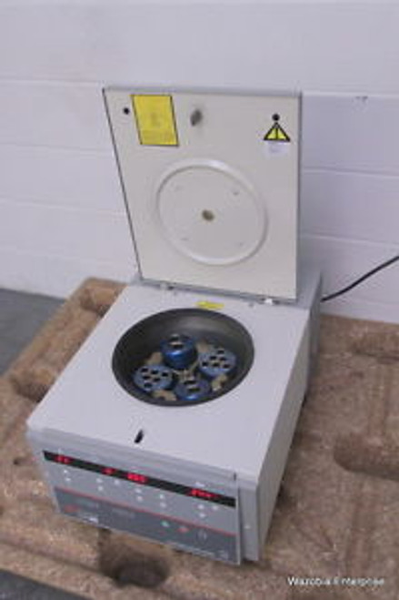 THERMO IEC CENTRA MP4R REFRIGERATED CENTRIFUGE WITH 224 ROTOR 50 ML 25 ML TUBES