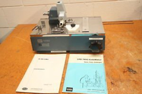 Lkb Microtome Glass  Knife Maker Knifemaker Type 7801B 7800