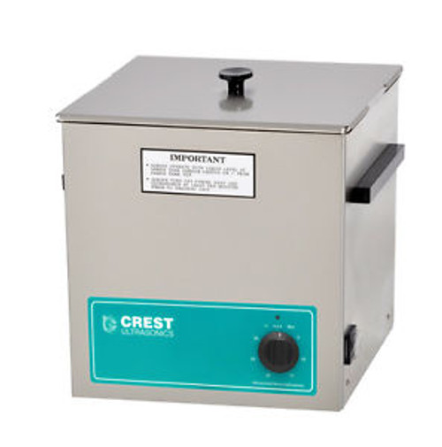 NEW  CREST CP1100T 3.25 Gal Ultrasonic Cleaner,Timer, Cover 11.75 x 9.5 x 8