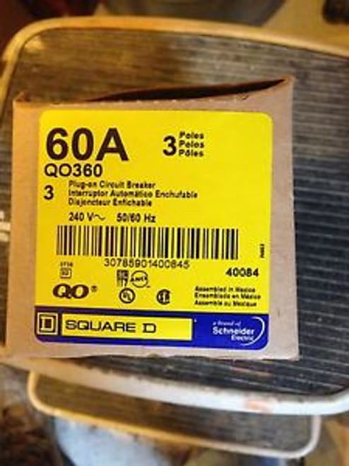 60 Amp 3 Pole Sq-d Qo Breaker