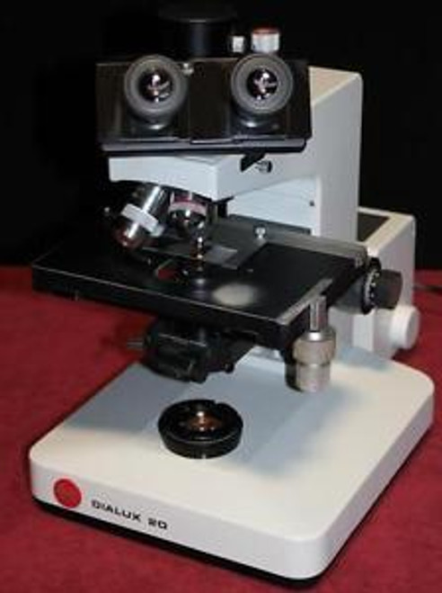 Leitz Dialux 20 Microscope Periplan 10x 18 SPLAN NPL Fluotar OEL