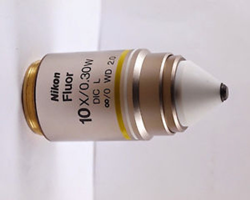 Nikon Fluor 10x Water Immersion DIC ? Eclipse Microscope Objective
