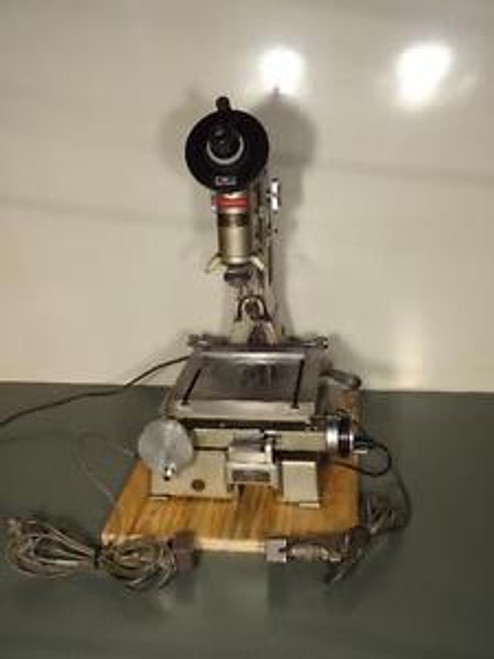 GAERTNER SCIENTIFIC TOOLMAKERS  MICROSCOPE COMPARATOR INSPECTION