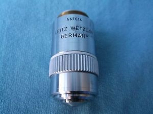 LEITZ WETZLAR GERMANY OBJECTIVE PL FLUOTAR 100X/0.90