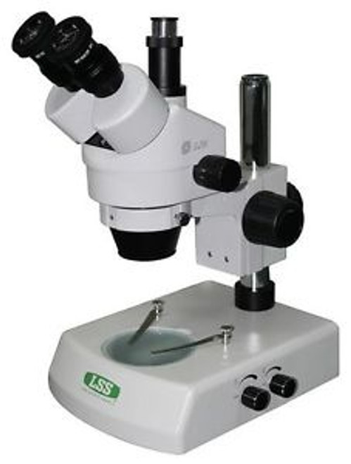 LAB SAFETY SUPPLY 35Y983 Stereo Zoom Microscope, Trinocular