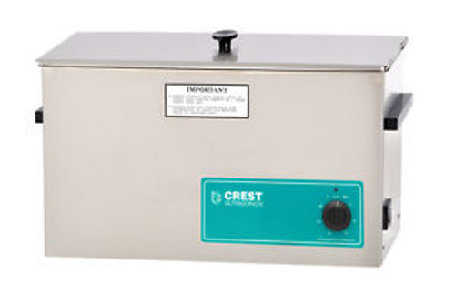 NEW CREST CP1200T 2.5 Gal Ultrasonic Cleaner, Timer+Cover 19.5x5.25x6
