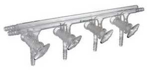 CHEMGLASS CG-4441-03 Vacuum Manifold, Inert Gas 5-Ports