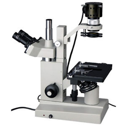 AmScope IN200TAB Inverted Tissue Culture Trinocular Microscope 40x-800x