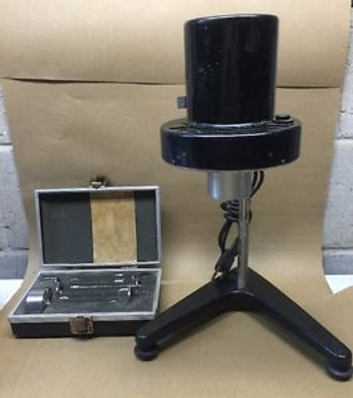 Brookfield Synchro-Lectric Viscometer Model RVF 100 With RV Spindle Set
