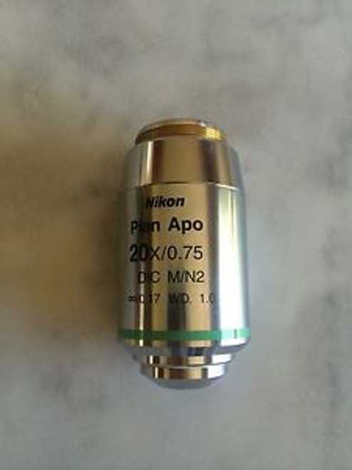 Nikon CFI Plan APO 20x 0.75 NA  ?/0.17  DIC Microscope Objective