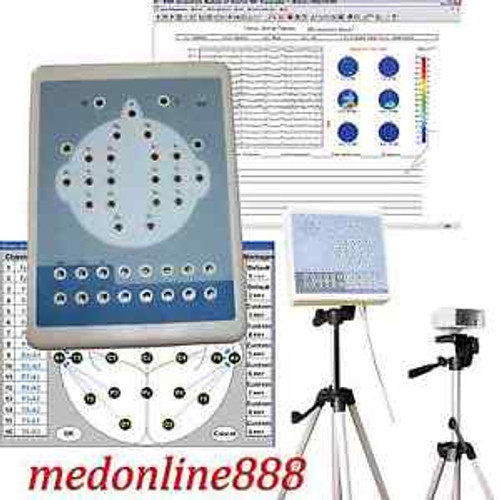 NEW 16CH EEG electroencephalogram 16 Channel Digital EEG Mapping Systems KT88
