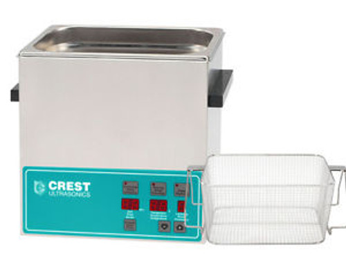 Crest 1 Gal Digital Ultrasonic Cleaner w/Timer+Heat+Degas+COVER+BASKET, CP360D