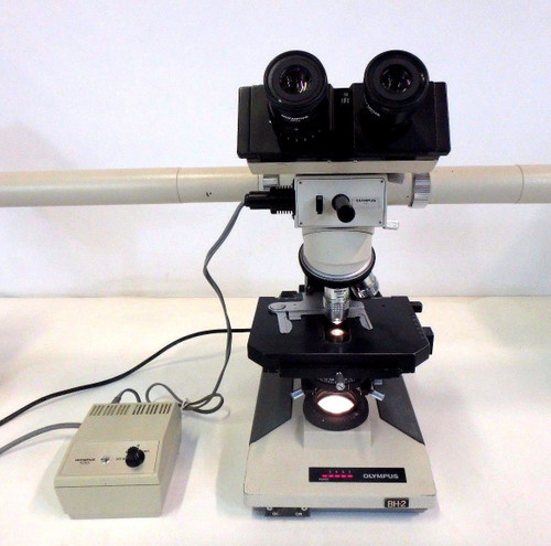 Olympus BH-2 BHTU 5 Headed Binocular Teaching Microscope w/ Objective + Eyepiece