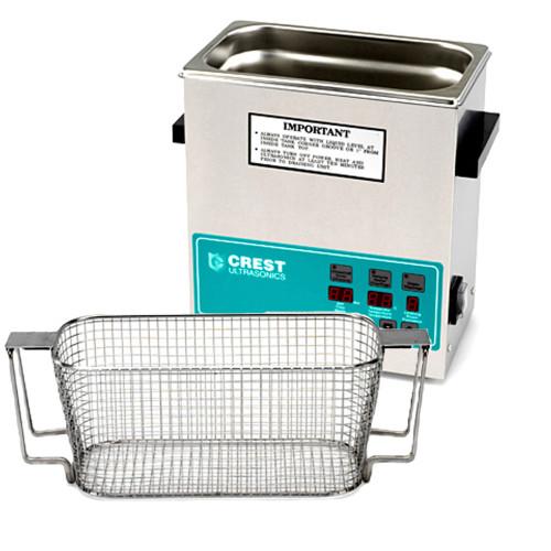 Crest CP360D Ultrasonic Cleaner with Mesh Basket-Digital Heat & Timer