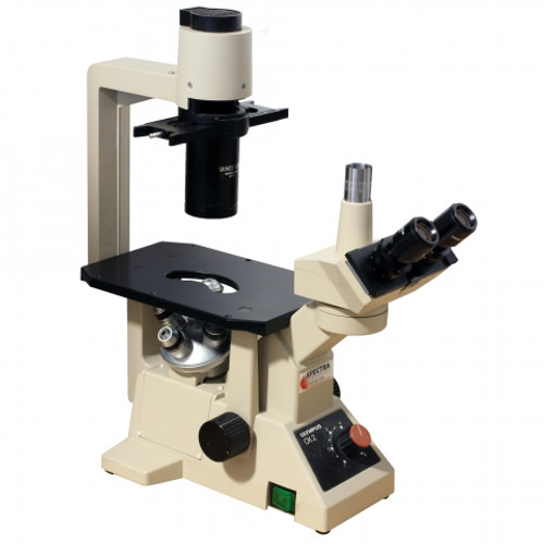 Olympus Ck2 Inverted Microscope With Hoffman Modulation Condenser