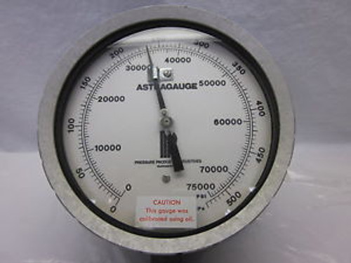 New Astragauge gauge 75000 75,000 psi 550 MPa ultra high super pressure