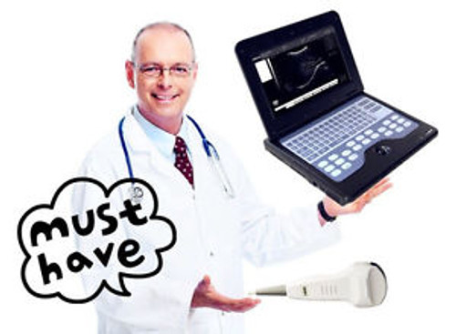 with 3.5MHZ convex probe,2015 Digital Portable Laptop Ultrasound Scanner Machine