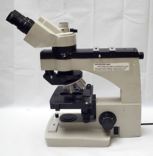 Reichert Epistar Nomarski DIC POL DF BF Polarizing Trinocular Head Microscope