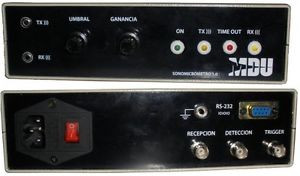 Digital sonomicrometer - Ultrasonic dimensional gauge
