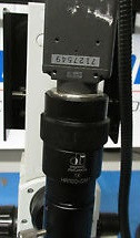 HORIZONTAL MICROSCOPE W/ GOOSE NECK ILLUMINATOR