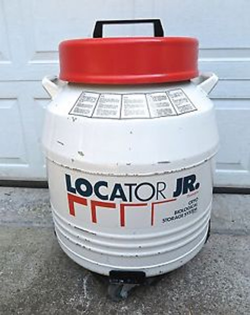 Thermolyne Locater Jr Cryo Biological Storage System Tank Dewar Nitrogen liquid