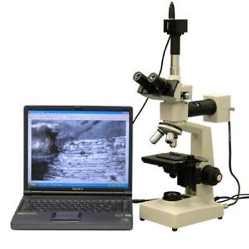 40X-1000X Two Light Metallurgical Microscope + 10MP Digital Camera