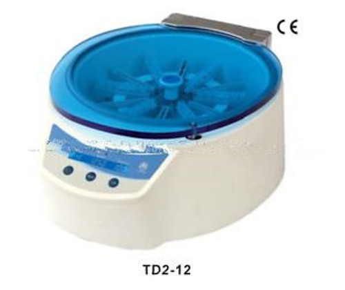 New Digital Gel Card Centrifuge TD2-12 For 12 Gel Card Speed 800rpm ~ 1800rpm