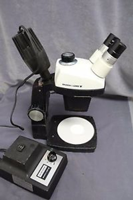 Bausch & Lomb SZ-5 MICROSCOPE ON A STAND WITH NICHOLAS ILLUMINATOR