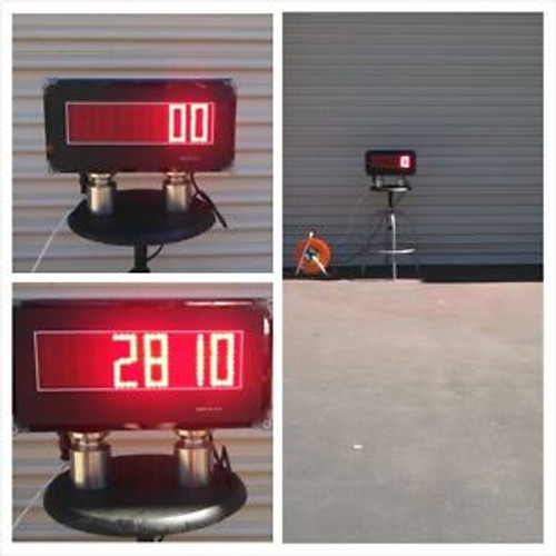 SCALE INDICATOR SCOREBOARD - SUPER BRIGHT DISPLAY - 3 TALL LED DIGITS - NTEP