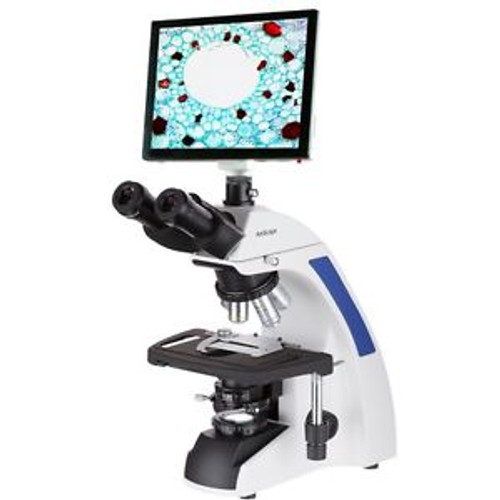 40X-2500X Infinity Plan Laboratory Compound Microscope with LCD Touch Pad Screen